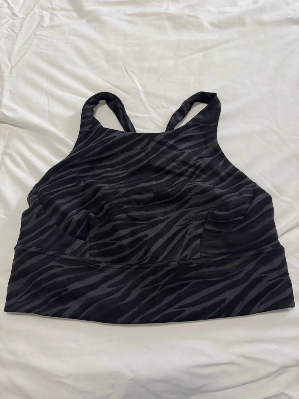 lululemon athletica Black Zebra Print Sports Bra